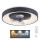 JUST LIGHT. 14644-18 - LED Pritemdomas lubinis šviestuvas su ventiliatoriumi VENIKA LED/36W/230V diametras 48,6 cm 2700-5000K + nuotolinio valdymo pultas