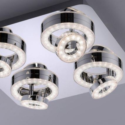 JUST LIGHT. 14662-17 - LED RGBW Pritemdomi akcentiniai šviestuvai TIM LOLASMART 4xLED/5,9/230V 2700-5000K + nuotolinio valdymo pultas