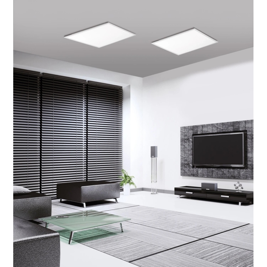 JUST LIGHT. 14681-16 - LED RGB Reguliuojama ant pagrindo montuojama panelė LOLA FLAT LED/28W/230V 2700-5000K + nuotolinio valdymo pultas