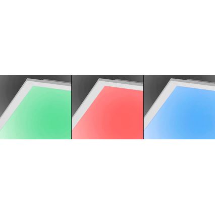 JUST LIGHT. 14681-16 - LED RGB Reguliuojama ant pagrindo montuojama panelė LOLA FLAT LED/28W/230V 2700-5000K + nuotolinio valdymo pultas