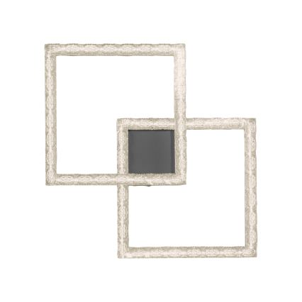 JUST LIGHT. 14732-18 - LED lubinis šviestuvas GLITRA LED/17,5W/230V 37,6x37,6 cm juoda