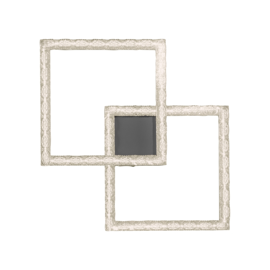 JUST LIGHT. 14732-18 - LED lubinis šviestuvas GLITRA LED/17,5W/230V 37,6x37,6 cm juoda