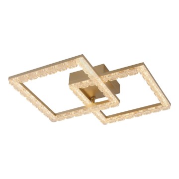 JUST LIGHT. 14732-60 - LED lubinis šviestuvas GLITRA LED/17,5W/230V 37,6x37,6 cm auksinis