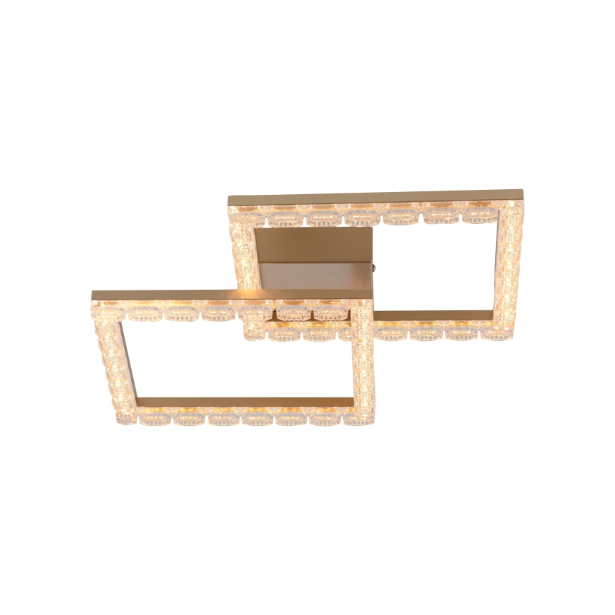 JUST LIGHT. 14732-60 - LED lubinis šviestuvas GLITRA LED/17,5W/230V 37,6x37,6 cm auksinis
