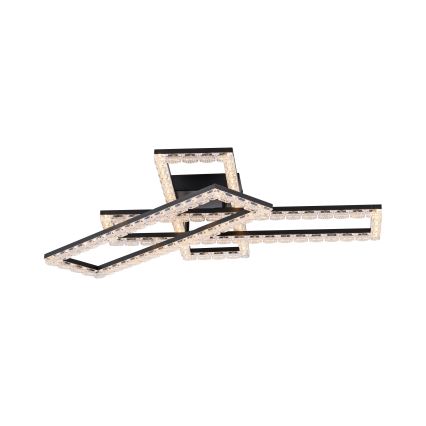 JUST LIGHT. 14733-18 - LED Lubinis šviestuvas GLITRA LED/35W/230V 57x72 cm juoda