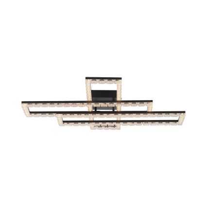 JUST LIGHT. 14733-18 - LED Lubinis šviestuvas GLITRA LED/35W/230V 57x72 cm juoda