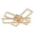 JUST LIGHT. 14733-60 - LED lubinis šviestuvas GLITRA LED/35W/230V 57,25x72,05 cm auksinis