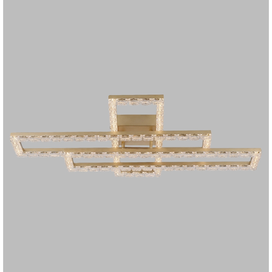 JUST LIGHT. 14733-60 - LED lubinis šviestuvas GLITRA LED/35W/230V 57,25x72,05 cm auksinis