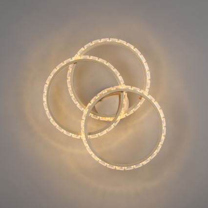 JUST LIGHT. 14734-60 - LED lubinis šviestuvas GLITRA LED/37W/230V Ø 50 cm aukso spalvos