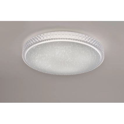 JUST LIGHT. 14745-00 - LED RGB pritemdomas lubinis šviestuvas FRIDA LED/36W/230V 2700-5000K + nuotolinio valdymo pultas