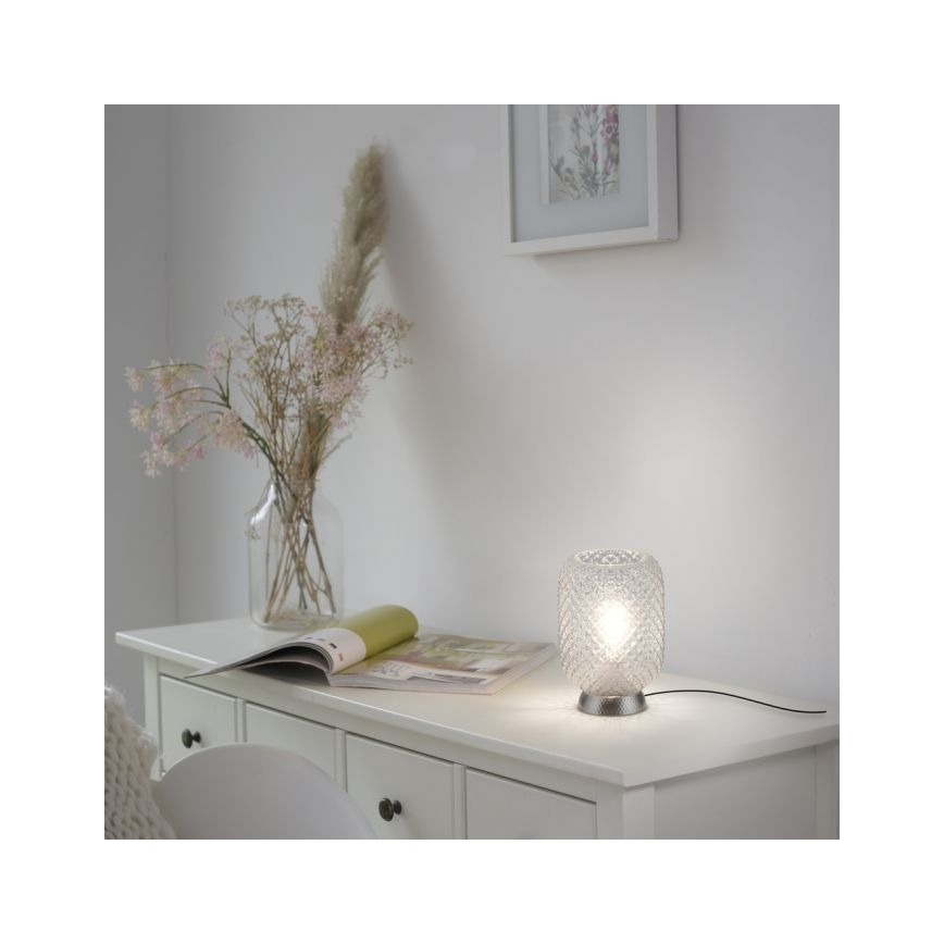 JUST LIGHT. 14906-55 - Stalinis šviestuvas REISHI 1xE27/40W/230V matinis chromas