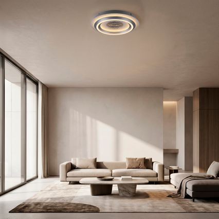 JUST LIGHT. 15089-21 - LED lubinis šviestuvas CICHIO LED/36W/230V Ø 40 cm, matinis chromas