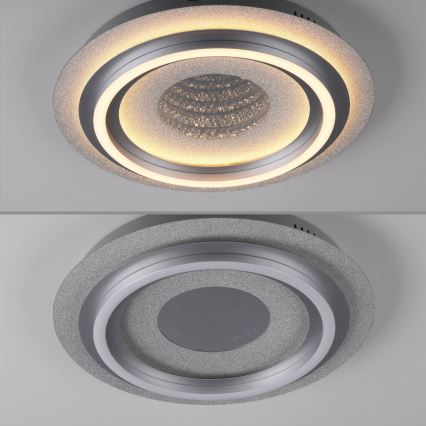 JUST LIGHT. 15089-21 - LED lubinis šviestuvas CICHIO LED/36W/230V Ø 40 cm, matinis chromas