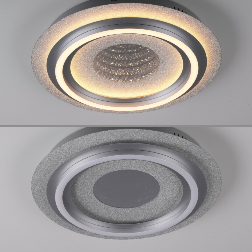 JUST LIGHT. 15089-21 - LED lubinis šviestuvas CICHIO LED/36W/230V Ø 40 cm, matinis chromas