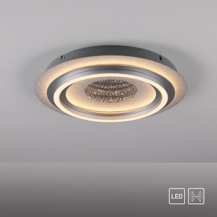 JUST LIGHT. 15089-21 - LED lubinis šviestuvas CICHIO LED/36W/230V Ø 40 cm, matinis chromas