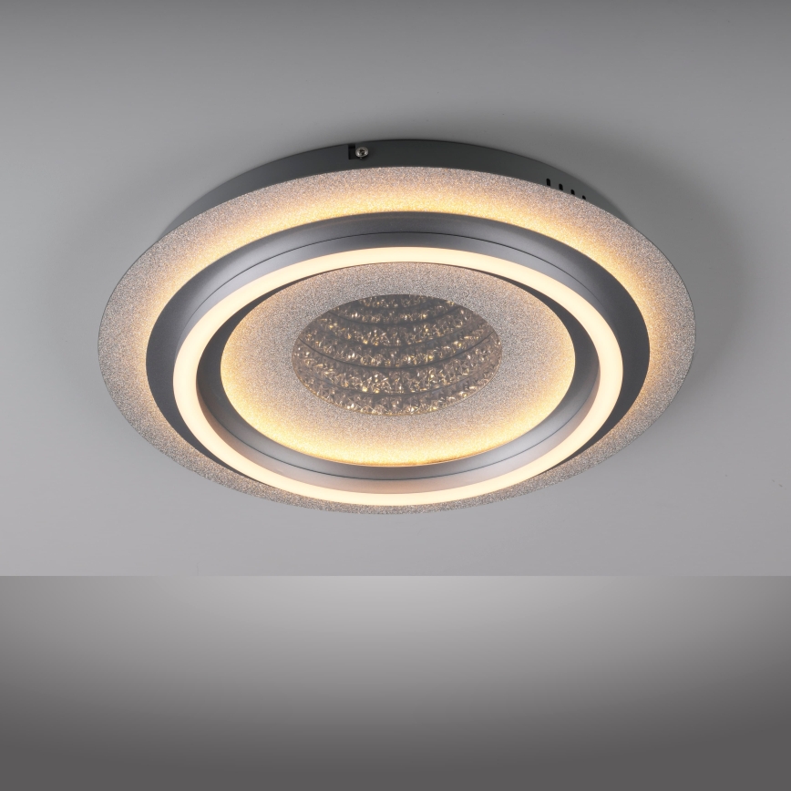 JUST LIGHT. 15089-21 - LED lubinis šviestuvas CICHIO LED/36W/230V Ø 40 cm, matinis chromas