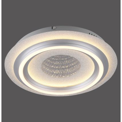 JUST LIGHT. 15089-21 - LED lubinis šviestuvas CICHIO LED/36W/230V Ø 40 cm, matinis chromas