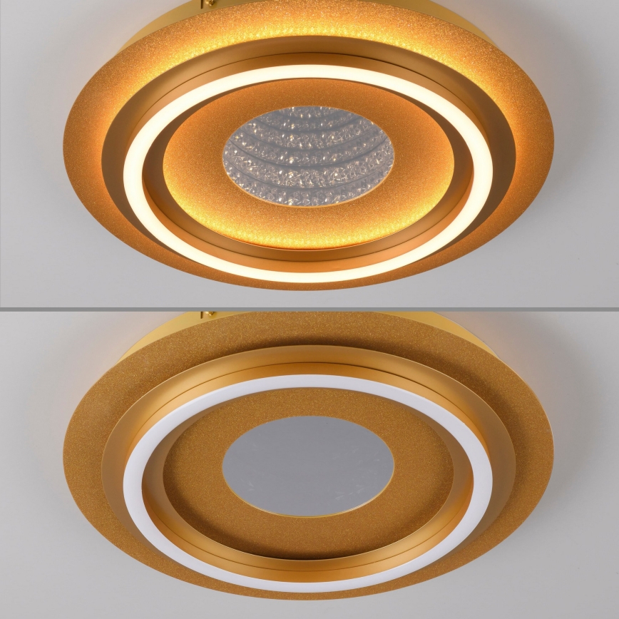 JUST LIGHT. 15089-60 - LED lubinis šviestuvas CICHIO LED/36W/230V, skersmuo 40 cm, aukso spalvos