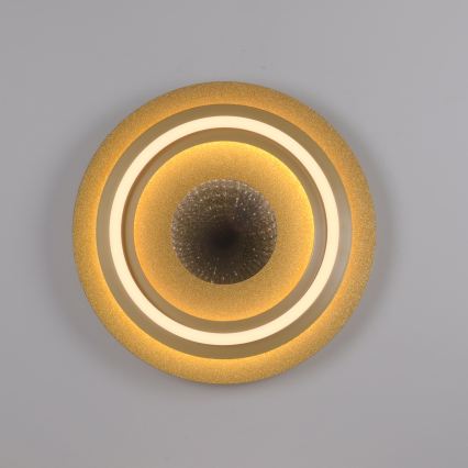 JUST LIGHT. 15089-60 - LED lubinis šviestuvas CICHIO LED/36W/230V, skersmuo 40 cm, aukso spalvos