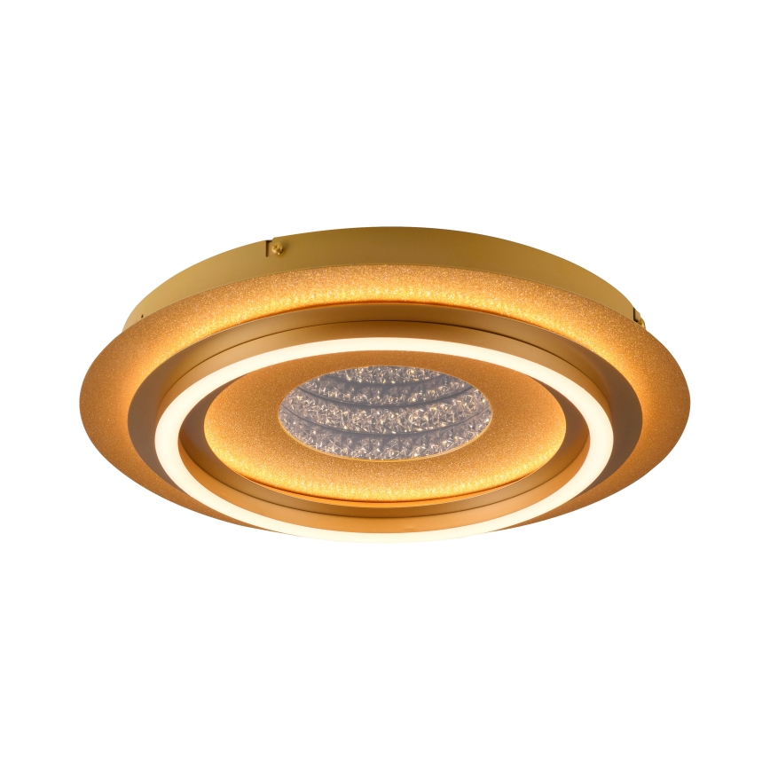 JUST LIGHT. 15089-60 - LED lubinis šviestuvas CICHIO LED/36W/230V, skersmuo 40 cm, aukso spalvos