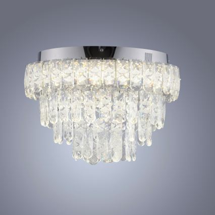 JUST LIGHT. 15092-17 - LED lubinis šviestuvas KULUNKA LED/33W/230V skersmuo 38 cm blizgus chromas