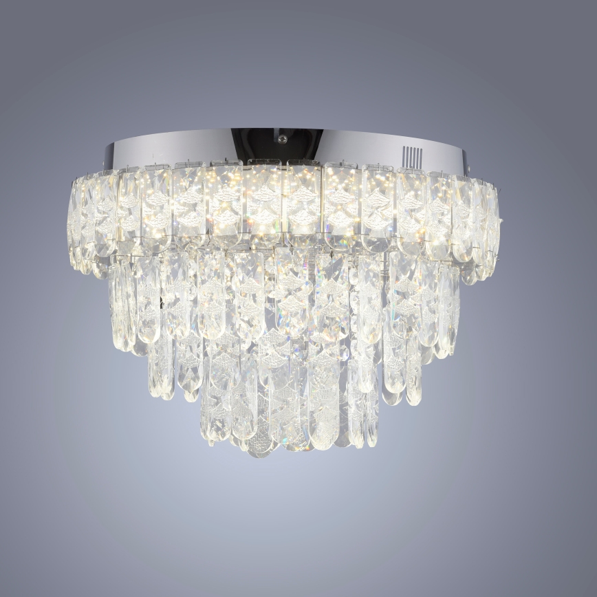 JUST LIGHT. 15092-17 - LED lubinis šviestuvas KULUNKA LED/33W/230V skersmuo 38 cm blizgus chromas