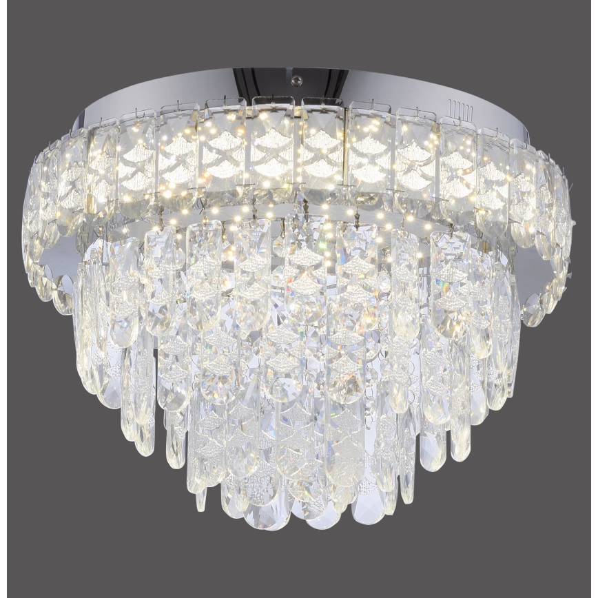 JUST LIGHT. 15092-17 - LED lubinis šviestuvas KULUNKA LED/33W/230V skersmuo 38 cm blizgus chromas
