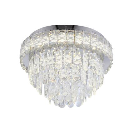 JUST LIGHT. 15092-17 - LED lubinis šviestuvas KULUNKA LED/33W/230V skersmuo 38 cm blizgus chromas