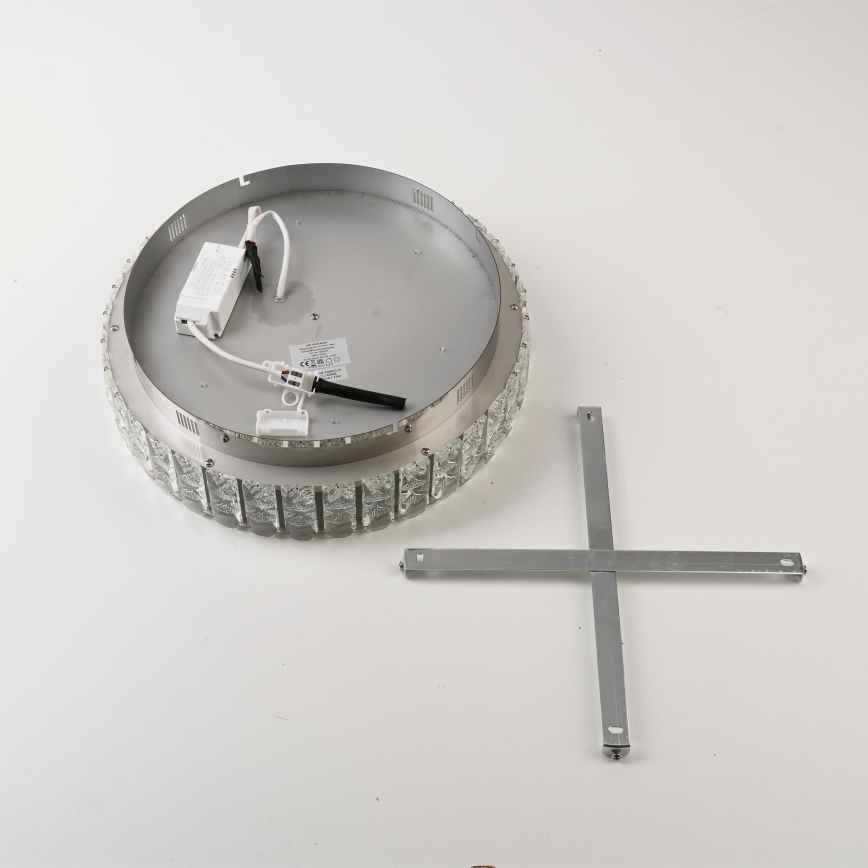 JUST LIGHT. 15092-17 - LED lubinis šviestuvas KULUNKA LED/33W/230V skersmuo 38 cm blizgus chromas