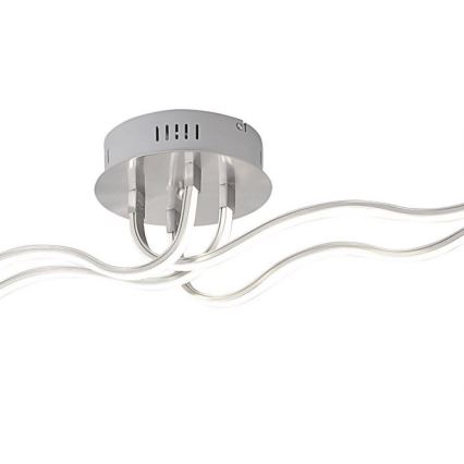 JUST LIGHT. 15126-55 - LED Ant pagrindo montuojamas sietynas WAVE LED/29,4W/230V matinis chromas
