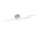 JUST LIGHT. 15126-55 - LED Ant pagrindo montuojamas sietynas WAVE LED/29,4W/230V matinis chromas