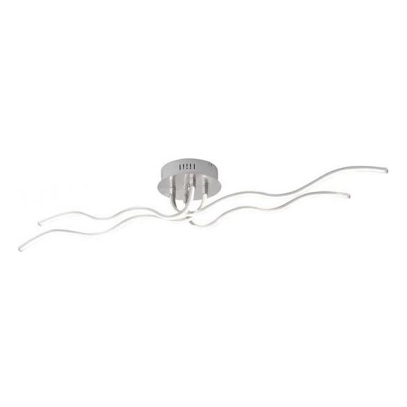 JUST LIGHT. 15126-55 - LED Ant pagrindo montuojamas sietynas WAVE LED/29,4W/230V matinis chromas