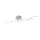 JUST LIGHT. 15126-55 - LED Ant pagrindo montuojamas sietynas WAVE LED/29,4W/230V matinis chromas