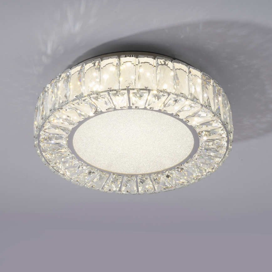 JUST LIGHT. 15221-17 - LED lubinis šviestuvas KULUNKA LED/32W/230V skersmuo 37 cm blizgus chromas