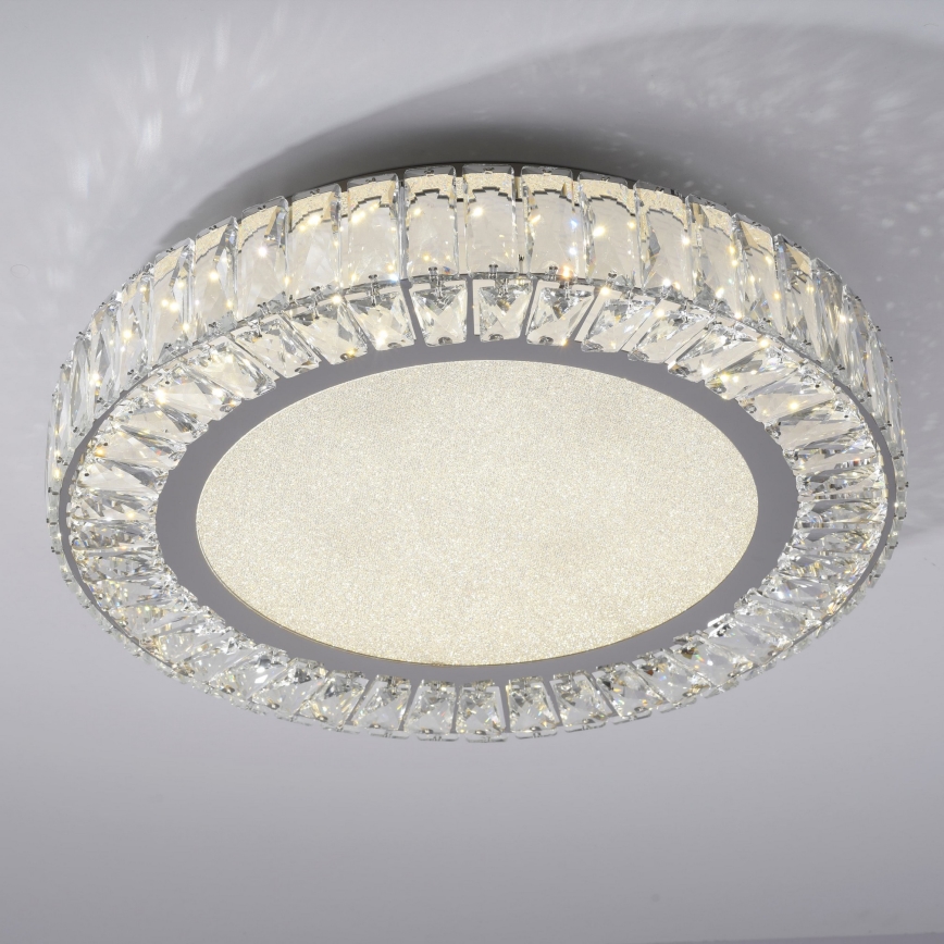 JUST LIGHT. 15222-17 - LED lubinis šviestuvas KULUNKA LED/46W/230V, skersmuo 50 cm, blizgus chromas