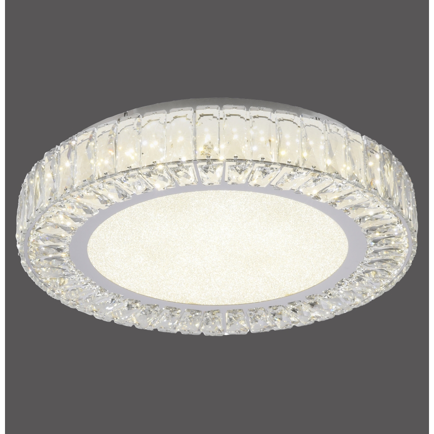 JUST LIGHT. 15222-17 - LED lubinis šviestuvas KULUNKA LED/46W/230V, skersmuo 50 cm, blizgus chromas