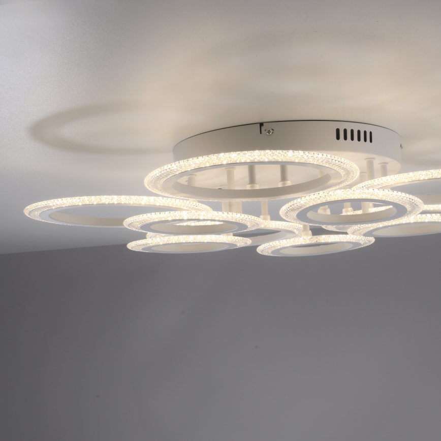 JUST LIGHT. 15268-16 - LED lubinis šviestuvas CRYSTALLO LED/48,5W/230V skersmuo 68,6 cm baltas