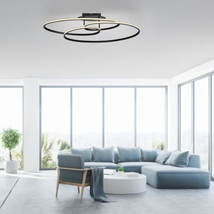 JUST LIGHT. 15321-18 - LED lubinis šviestuvas LUMACA LED/33W/230V juoda