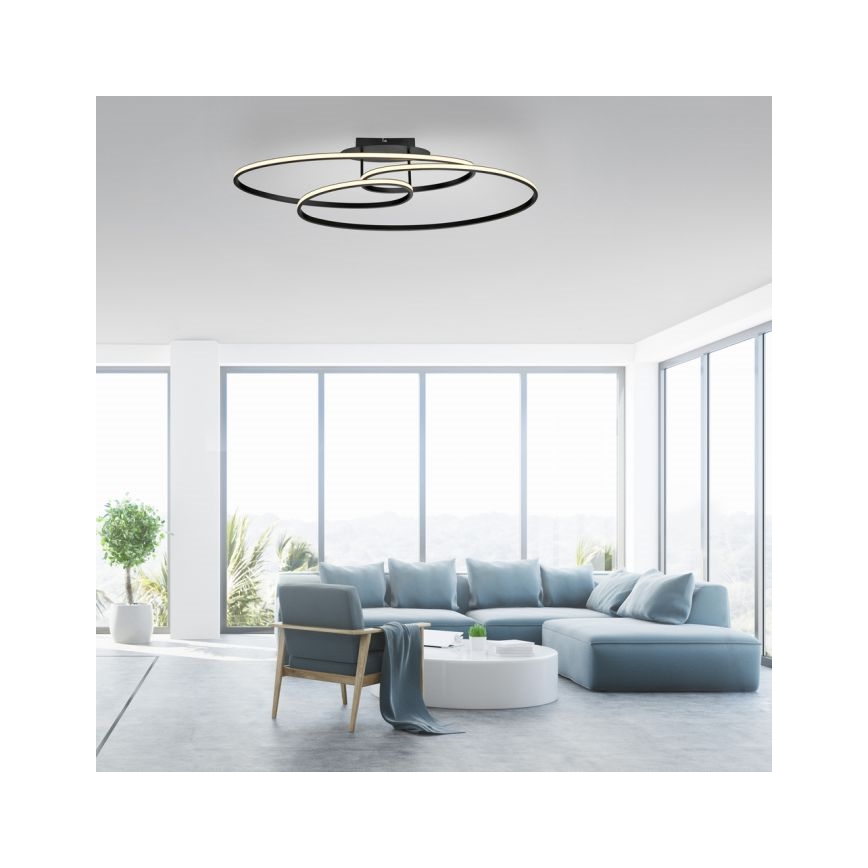 JUST LIGHT. 15321-18 - LED lubinis šviestuvas LUMACA LED/33W/230V juoda