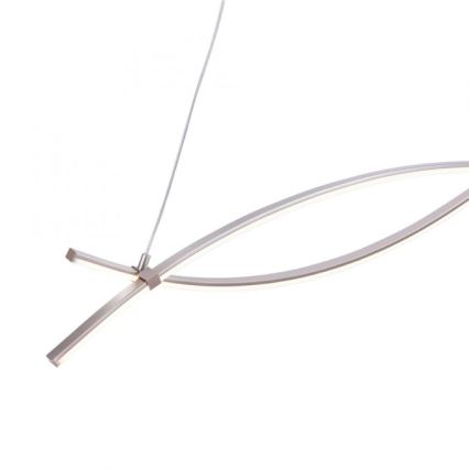 JUST LIGHT. 15382-55 - LED Pakabinamas sietynas MAJA 2xLED/8,4W/230V matinis chromas