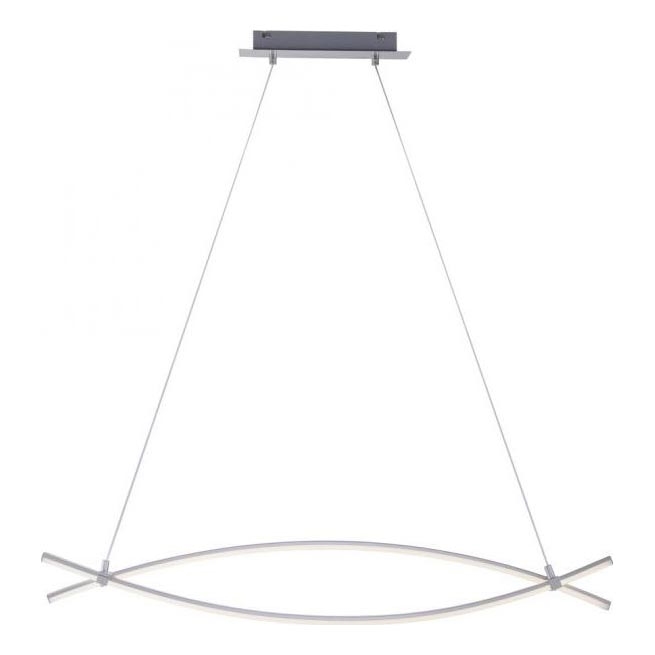 JUST LIGHT. 15382-55 - LED Pakabinamas sietynas MAJA 2xLED/8,4W/230V matinis chromas