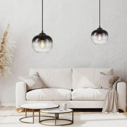 JUST LIGHT. 15420-18 - Pakabinamas sietynas ZEA 1xE27/25W/230V juoda