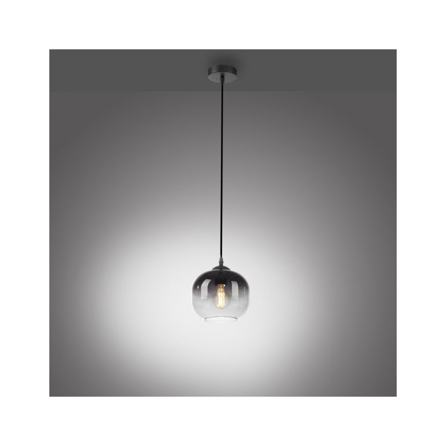 JUST LIGHT. 15420-18 - Pakabinamas sietynas ZEA 1xE27/25W/230V juoda