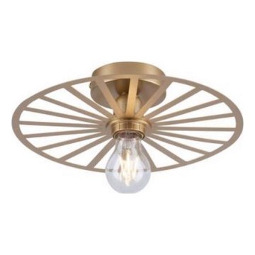 JUST LIGHT. 15635-60 - Lubinis šviestuvas SPIKE 1xE27/40W/230V diametras 30 cm žalvaris