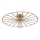 JUST LIGHT. 15636-60 - Lubinis šviestuvas SPIKE 1xE27/40W/230V diametras 50 cm žalvaris