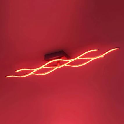 JUST LIGHT. 16266-55 - LED RGB pritemdomas lubinis šviestuvas LOLA WAVE LED/30W/230V 2700-5000K + nuotolinio valdymo pultas