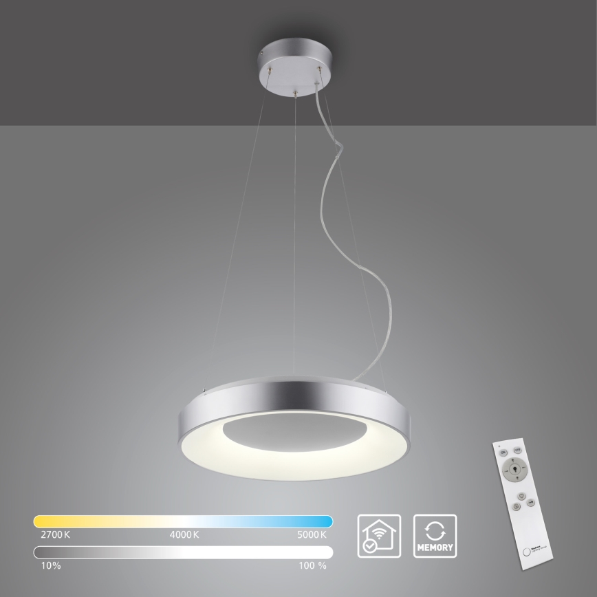 JUST LIGHT. 17075-21 - LED Reguliuojamas pakabinamas sietynas KETO ANIKA LED/26,5W/230V 2700-5000K + nuotolinio valdymo pultas
