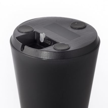 JUST LIGHT. 19260-18 - LED Pritemdomas jutiklinis lauko šviestuvas ABERA LED/3W/3,7V 2000 mAh USB IP54 juoda