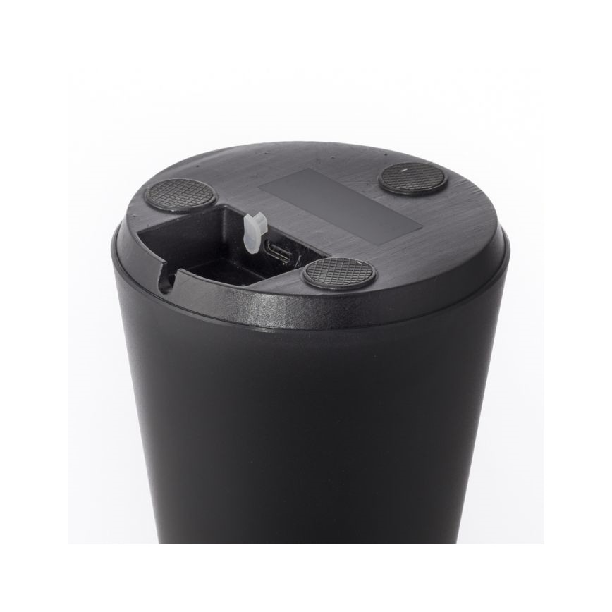 JUST LIGHT. 19260-18 - LED Pritemdomas jutiklinis lauko šviestuvas ABERA LED/3W/3,7V 2000 mAh USB IP54 juoda