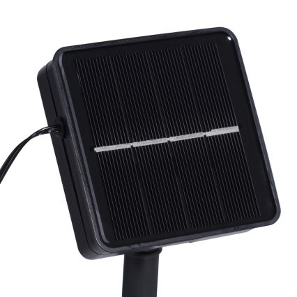 JUST LIGHT. 19971-18 - LED RGB saulės juosta TEANIA LED/3,7V 5 m 1200 mAh IP44 juoda